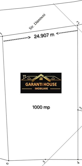 Grosi (zona Dambeni), teren intravilan, 1000 mp, 24 900€ negociabil