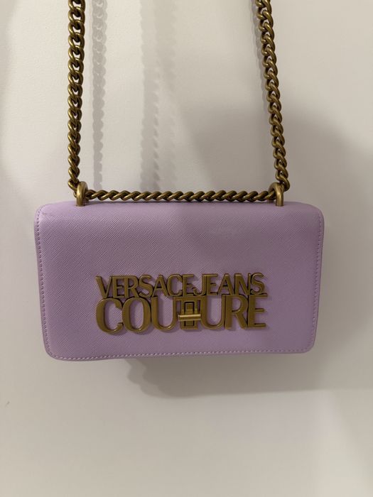 Кожена чанта Versace Jeans Couture