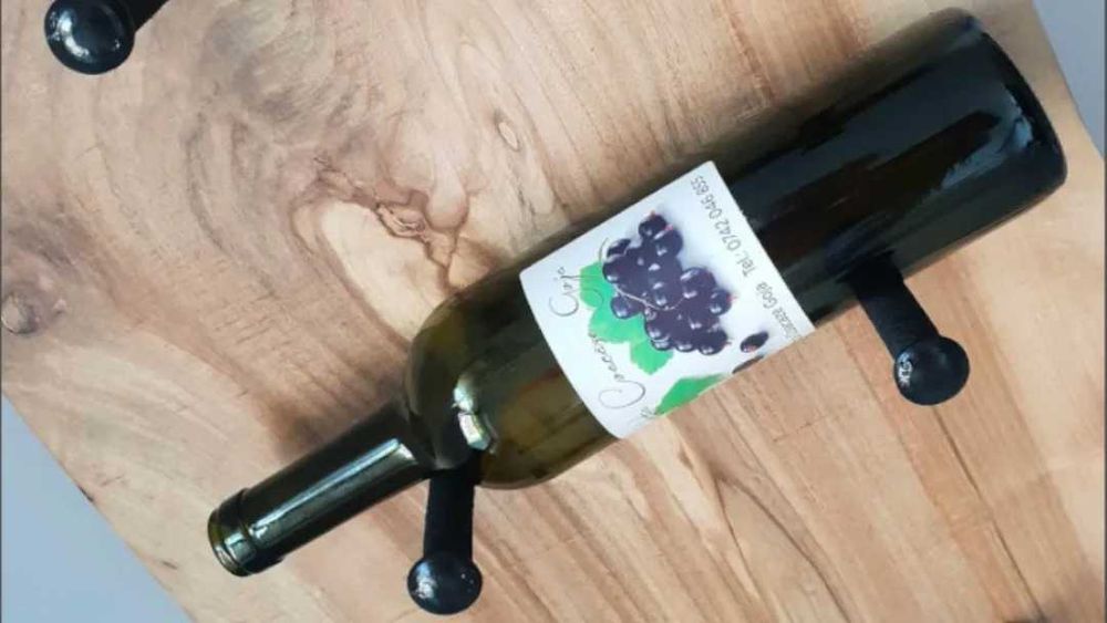 Suport vertical de depozitare sticle vin / sampanie