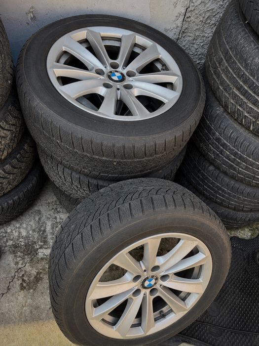 Set Jante Aliaj BMW 17" cu Anvelope Iarnă 225/55 R17