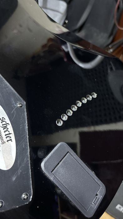 Электрогитара, 8 струн, Schecter HELLRAISER C-8 BLK