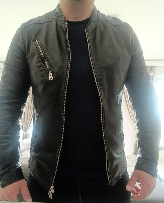 Мъжко кожено яке AllSAINTS (L)