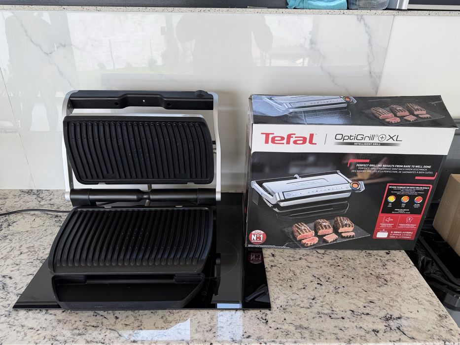 Gratar Tefal Opti Grill +Xl- Folosit de cateva ori -stare perfecta