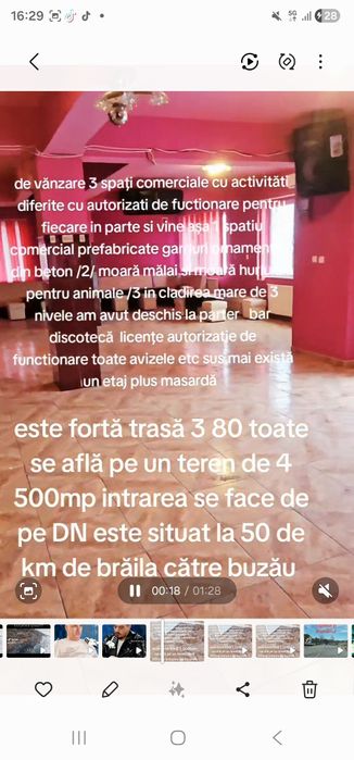 3 spati comerciale de vănzare