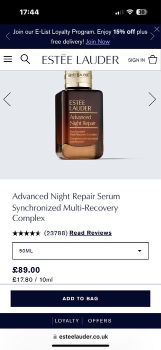 Advanced Night Repair Serum  Synchronized Multi-Recovery Complex