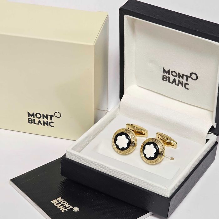 Butoni  camasa Montblanc, auriu