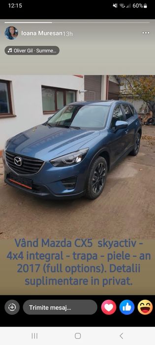 Vând Mazda . Detalii în privat