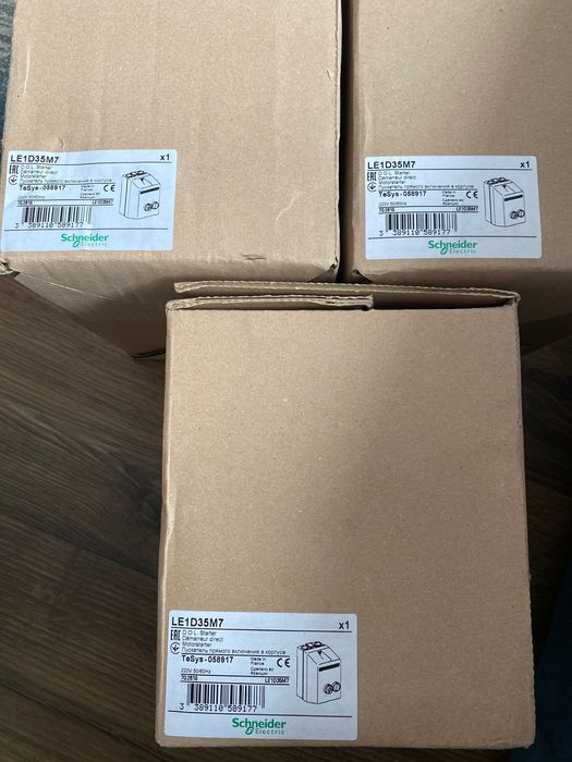 Schneider DOL Motorstarter model LE1D35M7 TeSys 058917.