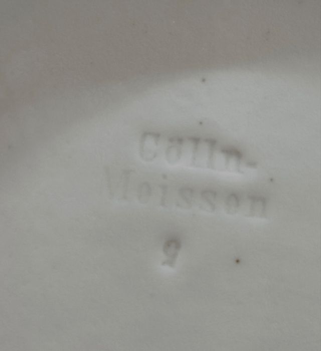 Масивно винтидж плато Cölln Meissen-Purle Indian Flower