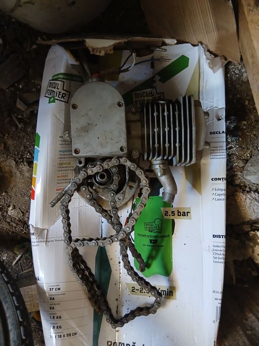 Kit motor bicicleta 80cc incomplet lipsesc 2 piese