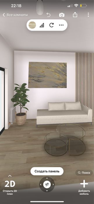 Интерьерная картина ручная работа