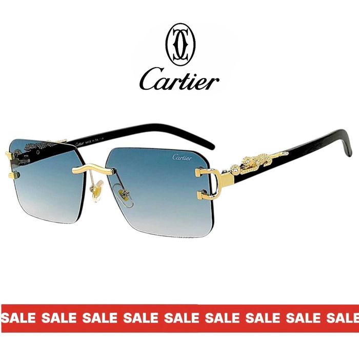Cartier Panthera – Унисекс слънчеви очила 2026 с златна пантера
