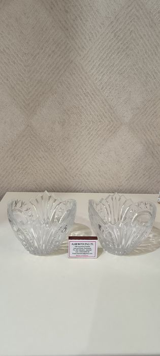 Хрустальная ваза для конфет Чехия