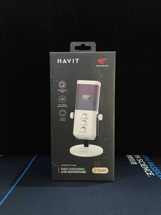 Микрофон Havit Gamenote GK65 RGB