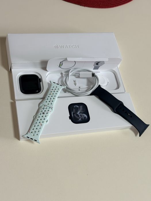 Apple Watch Seria 11 Gps +Cellular 46 MM Jet Black Garantie Activa Ca Nou