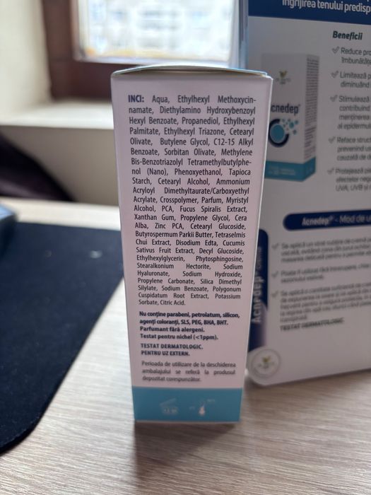 Crema Acnedep pentru tenul predispus la acnee 50 ml, Dr. Phyto