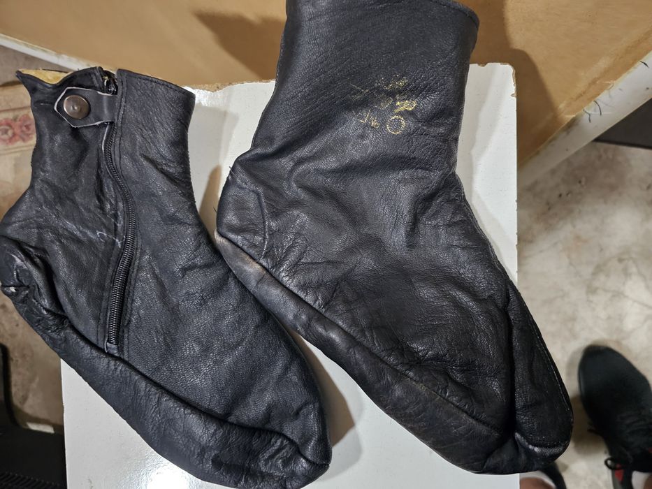 Кожаные натуральные носки