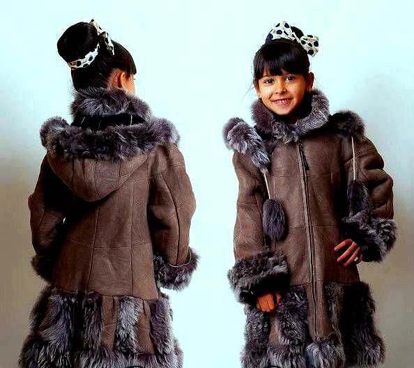 Дублёнка на девочку 7 — 11 лет