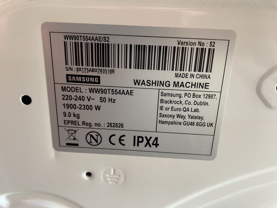 Пералня Samsung FoamActive 9кг 1400/об WiFi 6 месеца гаранция