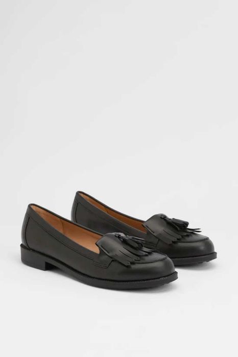 Dorothy Perkins черни wide fit лоуфъри - размер 38