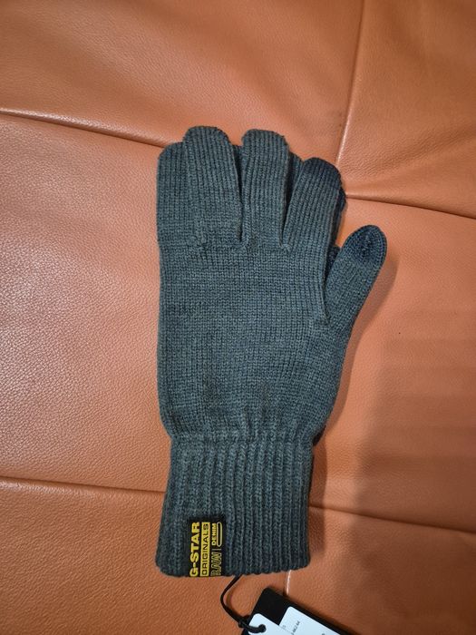 Manusi bleumarin/gri inchis pentru barbati, marca G-Star RAW, noi