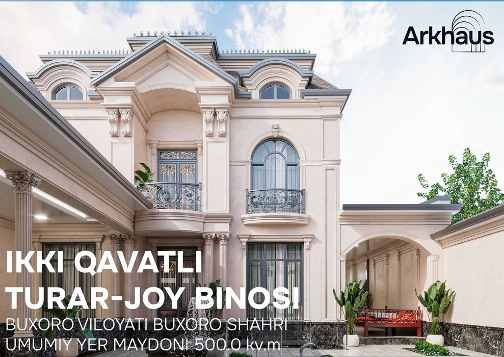 Sifatli Arxitektura Xizmatlari va Eng Zamonaviy Uylar Loyihalari ‼️