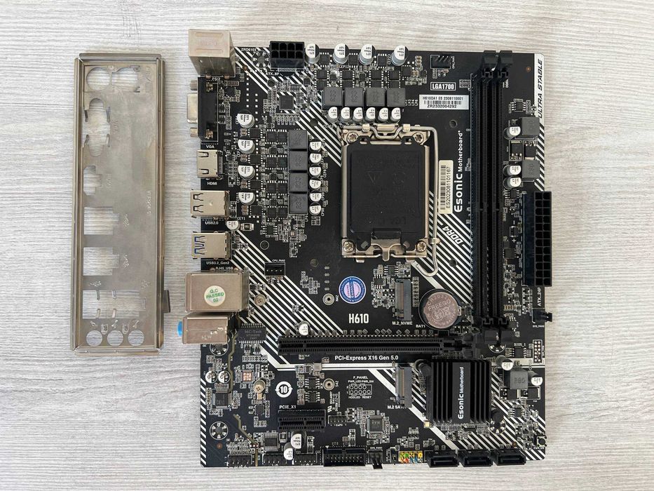 Esonic H610 DDR4 LGA1700 Гарантия 1 месяц