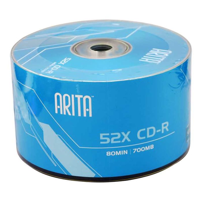 Новые CD-R диски для записи, 700 Mb/80 мин, скорость записи 1-52х