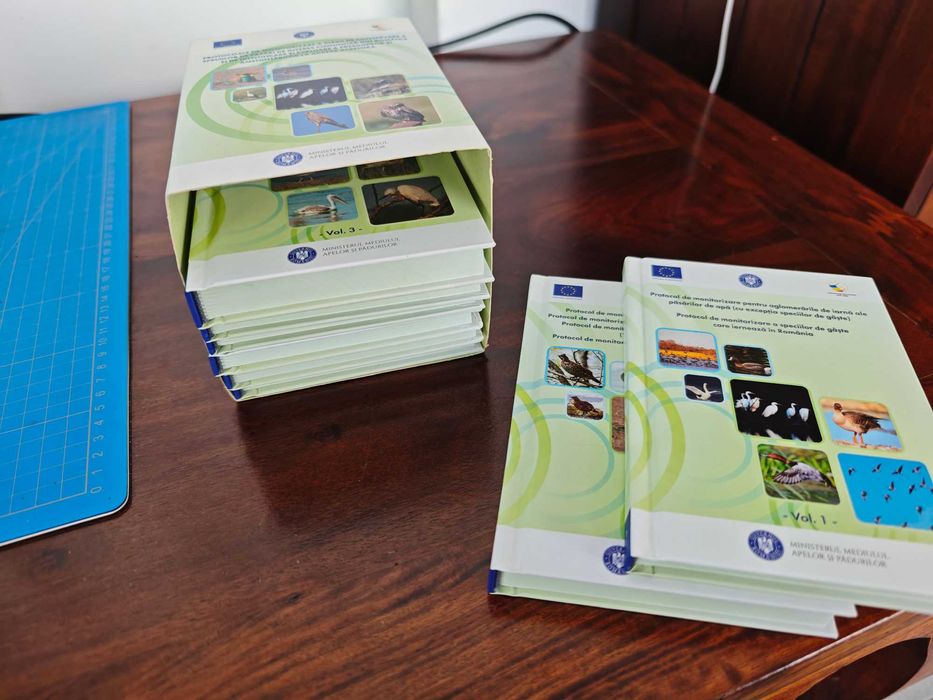 Set carti Protocoale monitorizare păsări de interes comunitar România