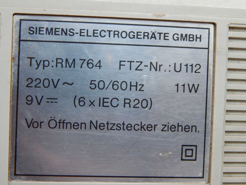 Радиокасетофон siemens club 764