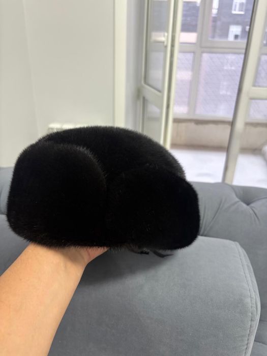 Норковая шапка мужская