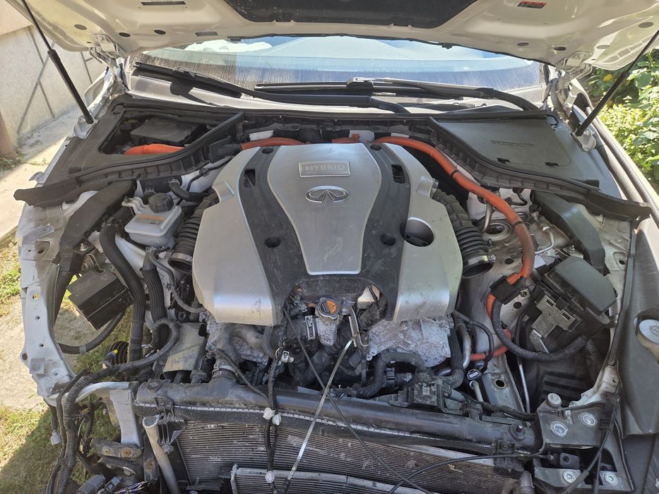 Infiniti Q50S 3.5 Hybrid AWD 2019 (Avariat frontal) - 50.000 km, Motor/Cutie funcționale