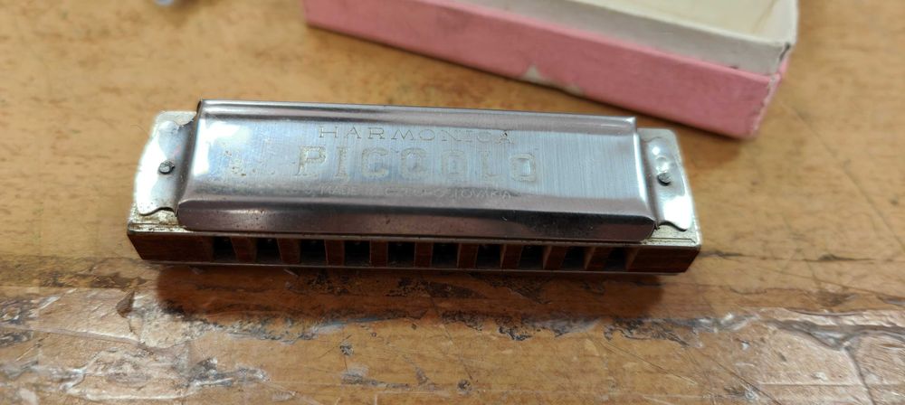 Harmonica muzicuta Piccolo 1970 sau mai vechi #A5995