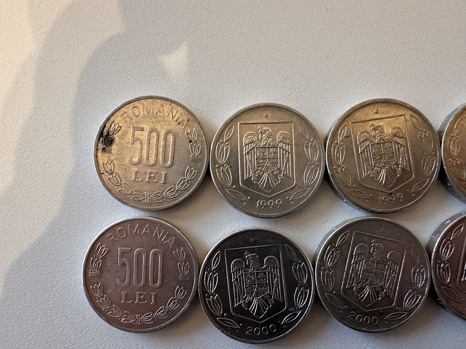Vand monede 500 lei anul 1999