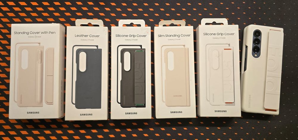 Чехол Samsung Z Fold4 Silicone Grip Cover EF-GF936TBEGRU