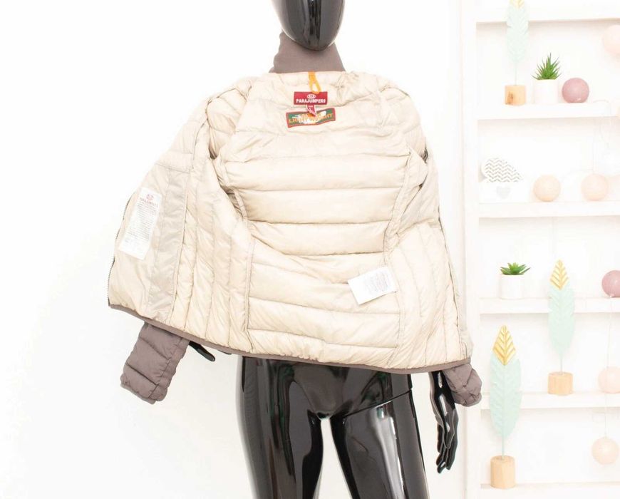 Parajumpers Geena оригинално дамско пухено яке сиво пълнеж 90% пух L