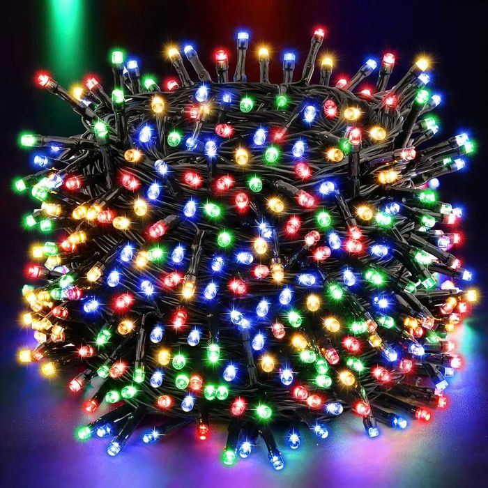 Коледни музикални ретро лампички 10м 100  диода "Тиха нощ-Свята нощ"