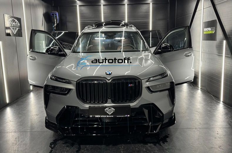 Pachet aerodinamic BMW X7 G07 Facelift compatibil cu X7 G07 (2023+) Negru lucios