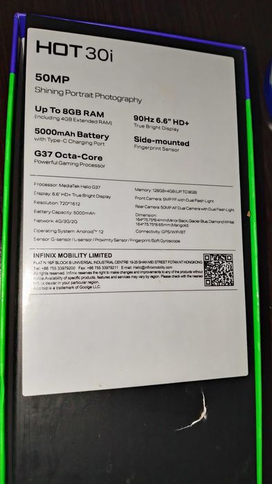 Продается Infinix HOT30i