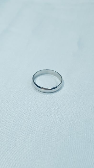Мужское обручальное кольцо из серебра, 925 пробы