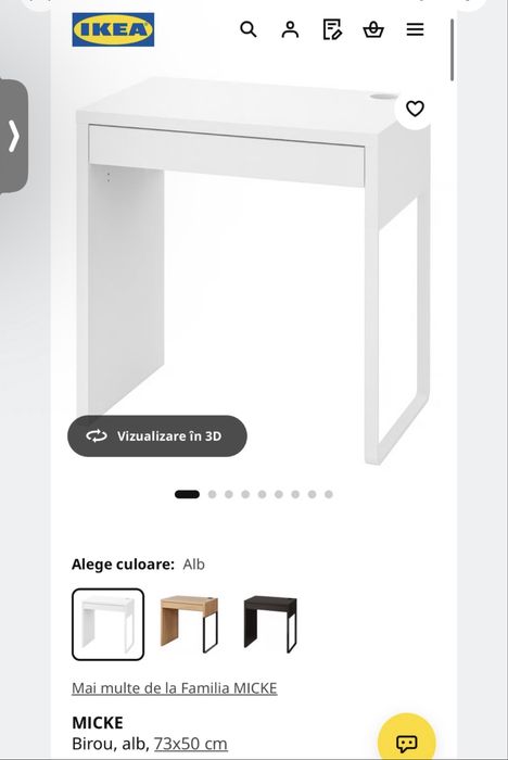 Birou ikea Micke 73x50
