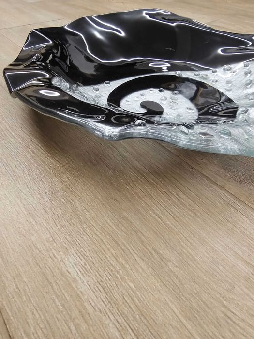 Красива стъклена купа 34 см