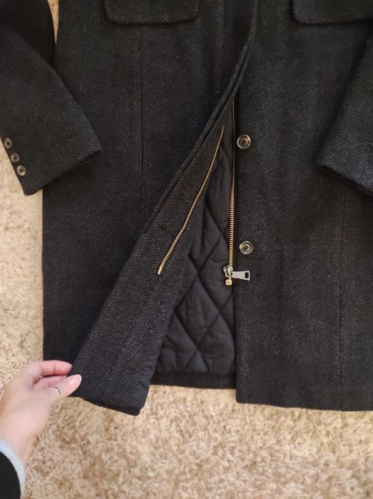 Стилно топло класическо палто LIEBESKIND Berlin, 100 процента вълна