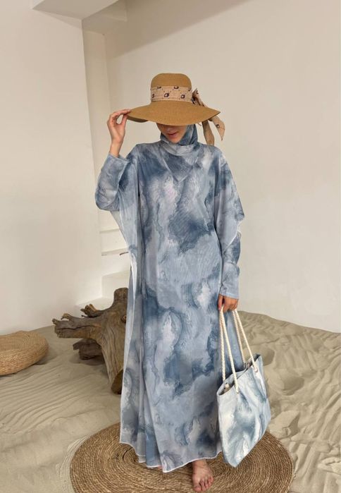 Буркини мусульманскии купальник сеточный SPF Алматы