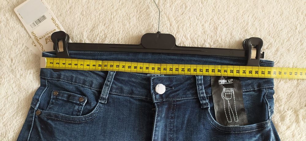 Blugi pentru fete, moderni, mărimea M, bleumarin