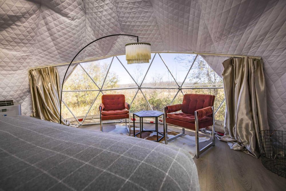 Cort glamping de lux 38.5m2 complet NOU/ oferta /promotie /casa mobila