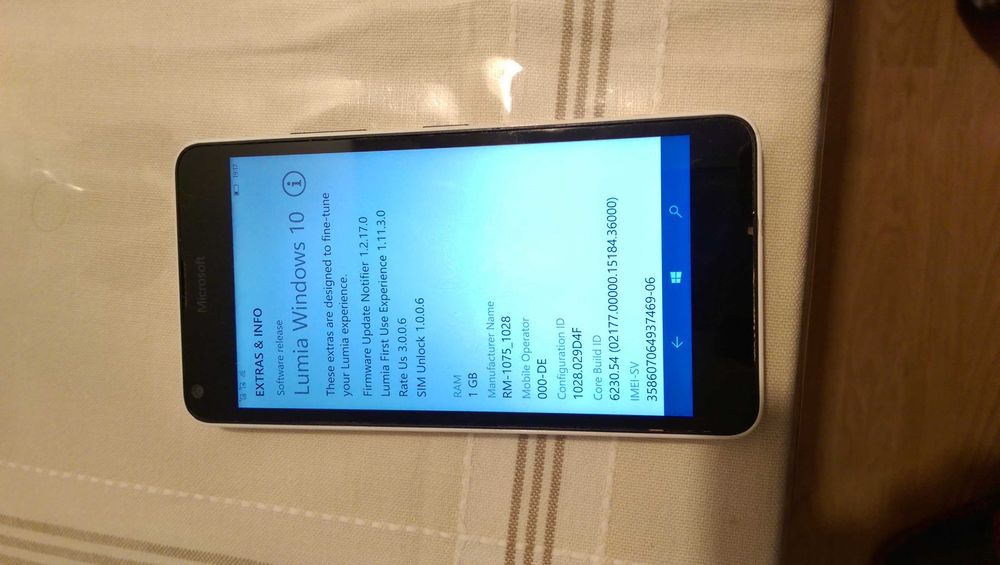 Microsoft Nokia 640 boxe bluetooth Logitech si Grundig