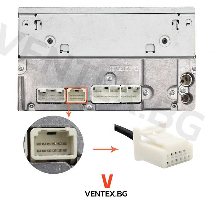 CD чейнджър Bluetooth за Toyota 2003 - 2011 тойота блутут адаптер WEFA