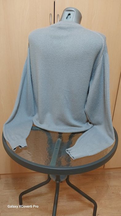 Мъжки пуловер 100% Pashmina." HANDMADE DRYCLEAN ONLY". Размер L