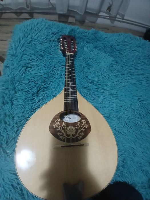 Vând mandolina portughez 1 +husa +2 penițe pentru cântat